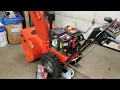 How To Change Oil Ariens Deluxe 28 SHO Snowblower 306cc