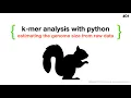 k-mer analysis with python estimating the genome size from raw data 01