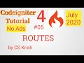 Routes Codeigniter 4 tutorial in Hindi 2020