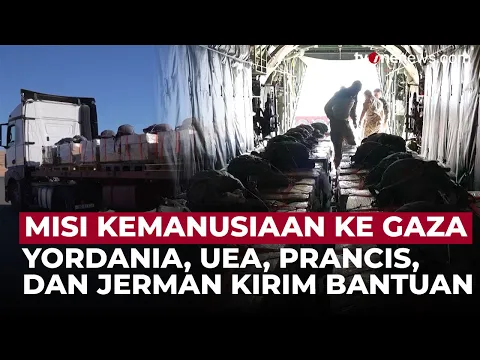 Yordania Jadi Pemimpin Aliansi Bantuan Udara Internasional untuk Gaza