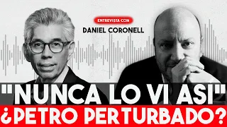 Coronell, after interviewing Petro: "Saliva began to accumulate at the corners of his lips."