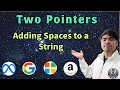 LeetCode 2109 Adding Spaces to a String Python Solution Explained AlgoYogi