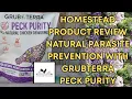 Homestead Product Review GrubTerra Peck Purity
