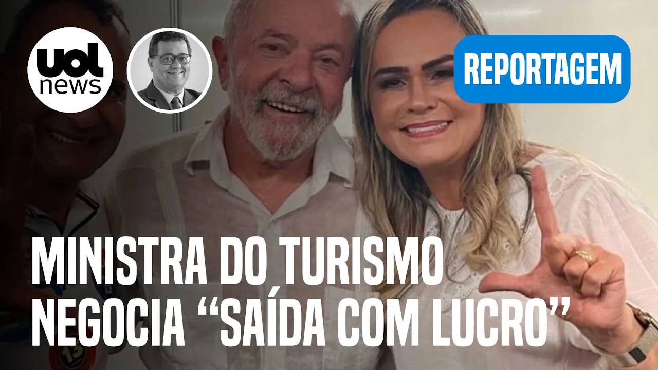 Ministra do Turismo negocia com Lula 'saída com lucro' e quer área de Flávio Bolsonaro no RJ | Tales