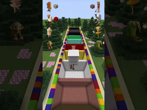 Los Tralaleritos Baby Longer Jump in Minecraft! Help Balerino #gaming #brainrot #italianbrainrot