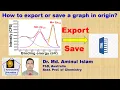 How to Export or Save a Graph from Origin Easily