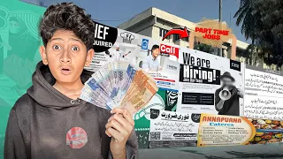 I Tried Every Part-Time Job in a Day!🤑Earning?