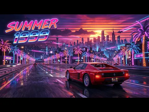 Outrun Arcade 1983 – Into the Endless Purple Horizon | Synthwave Experience