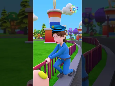 Police Officer Song | Best Funny Nursery Rhymes For Kids  #Shorts