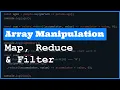 Array Manipulation Mastery Map Reduce and Filter with JavaScript examples