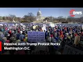 Download Lagu WATCH: Massive Anti-Trump Protest Rocks Washington D.C. | National Guard Deployed | AC15