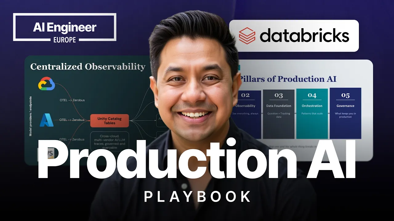 The Production AI Playbook: Deploying Agents at Enterprise Scale — Sandipan Bhaumik, Databricks: video thumbnail