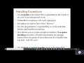 Java II Chapter 11 Class 2 Part 1 Exceptions