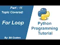 Python Tutorial for Beginners For Loop Explained Bit Coders In Hindi