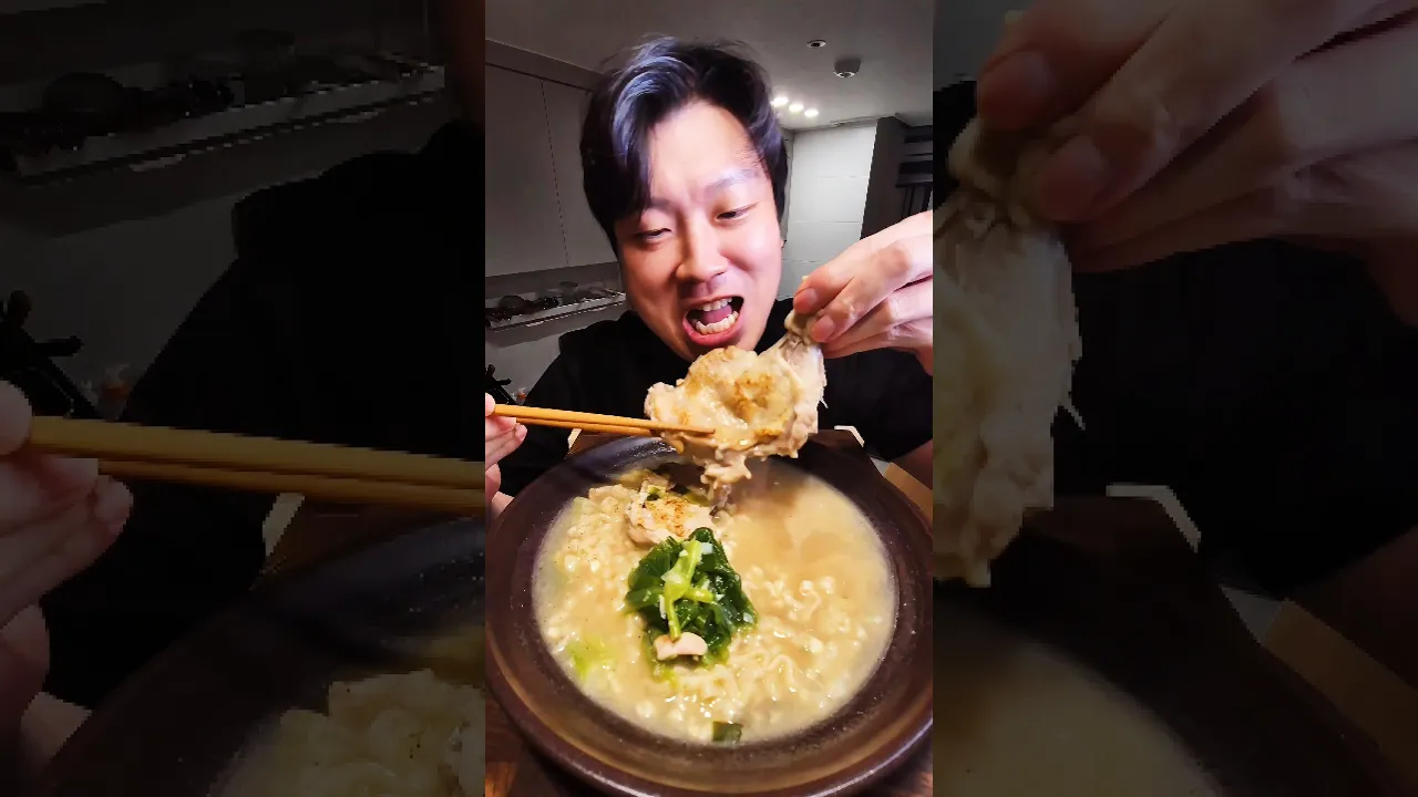 오뚜기 닭칼라면 지대로 먹기