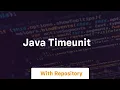 java timeunit