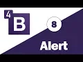 8 - Bootstrap 4 Tutorial Components Alert