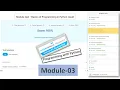 Programming with Python Module 3 Basics of Programming in Python Solution Internshala Vikas sir