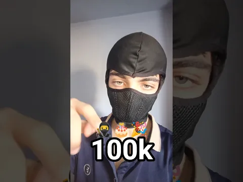 الإحتفال بالوصول إلى 100الف مشترك🎉🎂🥷