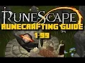 Runescape RuneCrafting guide f2p 1-99 Fastest Detailed RuneScape
