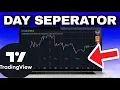 How To Add or Remove Day Separator in TradingView 2025