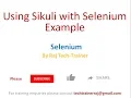 Using Sikuli with Selenium Java for Windows Sign In popup - Sikuli Example with Sign In Window