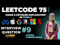 Solved Leetcode 75 - String Compression Greedy Approach Python Explained in Tamil