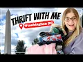 Come Thrift With Me in WASHINGTON DC Washington DC Vlog