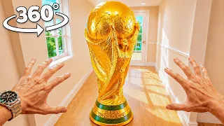 World Cup BROKE Into YOUR HOUSE, RUN NOW! (VR 360° 4K Video)