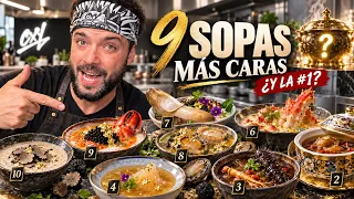     Cociné 9 sopas que cuestan una fortuna
