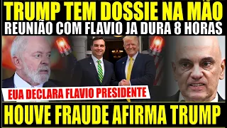 TRUMP DECLARA FLAVIO BOLSONARO PRESIDENTE, DOSSIÊ COM PROVAS DE FR@UD É EXPOSTO, MADURO ENTREGA LULA