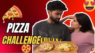 Pizza Challenge with my brother🍕 | @bhavikasharma9710 | #challenge #bhavikasharma #youtube #trending