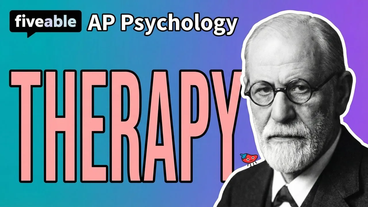 AP Psychology - Therapy & Treatment Approaches
