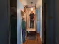 Home made DIY Elevator First ride with test dummy