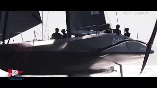 World on Water Oct 14.22 Foiling Off-Shore Maxi Flying Nikka, TP52, TF35, AC40, Middle Sea Race