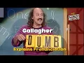 Gallagher English Language Pronunciation The New Smothers Brothers Comedy Hour
