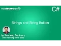 C String Builder - String and String Builder