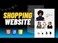 Build a Responsive eCommerce Website from Scratch HTML CSS JavaScript Tutorial 2025