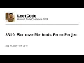 Daily Leetcode Aug 05 2026 - 3310 Remove Methods From Project