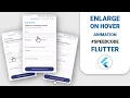 Enlarge Items on Mouse Hover - Flutter Animation Tutorial