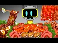 Lagu Incredibox Sprunki | FUN BOT Eating Fire Noodle \u0026 Spicy Seafood | ASMR Mukbang