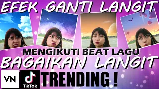 Download TUTORIAL EDIT VIDEO TRANSISI VN EFEK GANTI LANGIT MENGIKUTI BEAT LAGU DJ BAGAIKAN LANGIT MP3