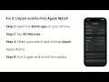 How to Fix Apple Watch Update Stuck on Estimating Time Remaining - Restart Update Guide