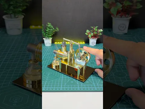 🚀Amazing Stirling Engine in Action #diy #engine #science #shorts #motor