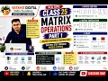 Matrix Operation Addition Subtraction Explained Part 1 Mathematics for Data Science Class 25