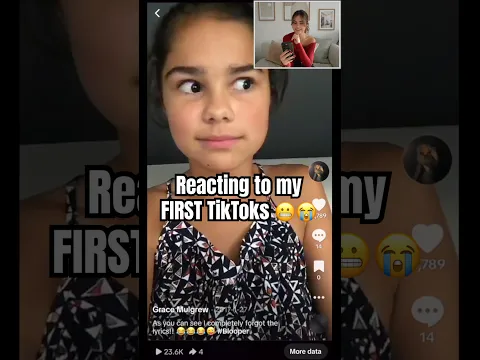 Reacting to my FIRST ever TikToks 😬😭 #tiktok #embarrassing #shorts
