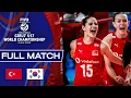Turkiye vs Korea - Quarter Finals Girls U17 World Championship