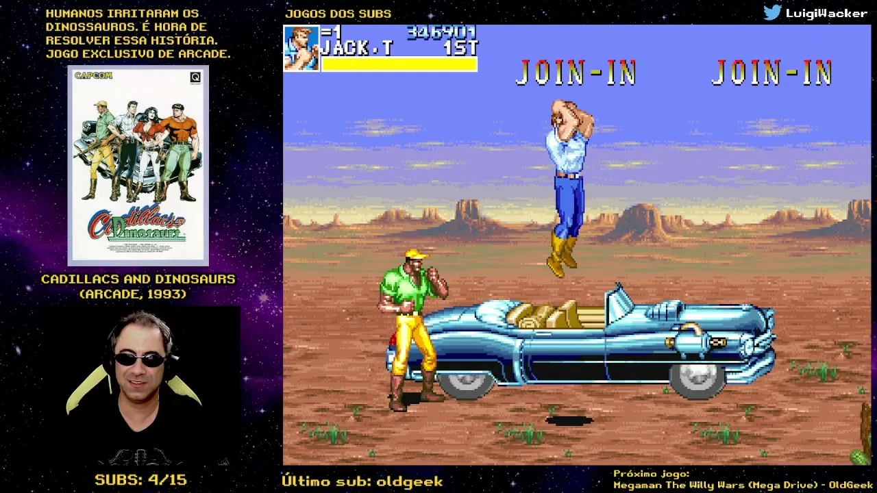 Cadillacs and Dinosaurs (Arcade) - Fazendo Final (Jogos dos Subs)