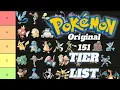 Ranking ALL ORIGINAL 151 POKEMON