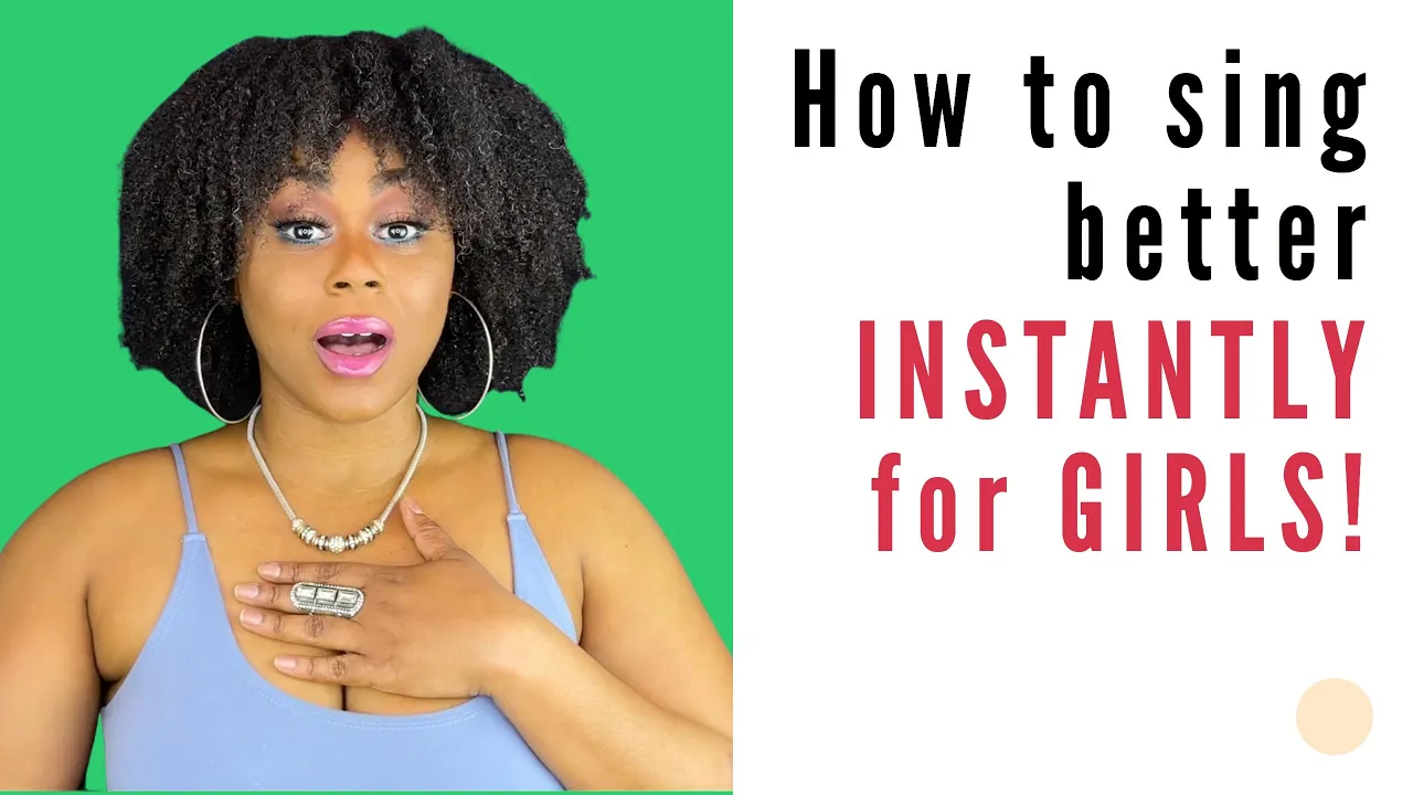 How to SING Better INSTANTLY for Girls 🎤 (Vocal WARM UP + Exercises)